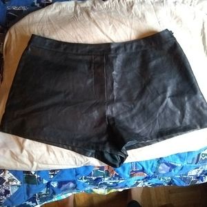 Victoria's Secret Pleather Short Shorts